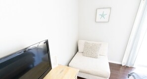 Comfortable seating in the bedroom