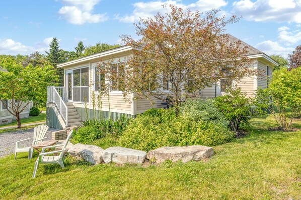Cottage Exterior and Side Patio