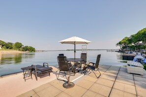 House Exterior | Private Swim Dock | Dining Area | Lake Access