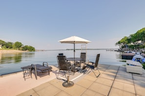House Exterior | Private Swim Dock | Dining Area | Lake Access