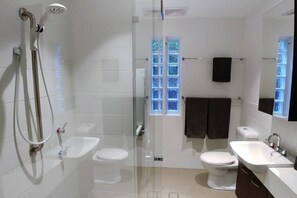 Spacious bathroom
