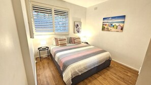 Master bedroom with king bed