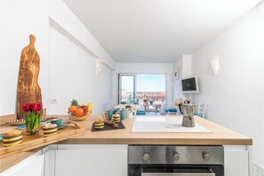 Kitchen and dining area