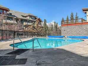 Heated outdoor pool