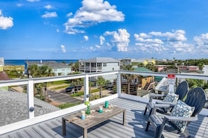 Take in the ocean breezes from the rooftop deck!