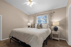 Primary bedroom with KING bed