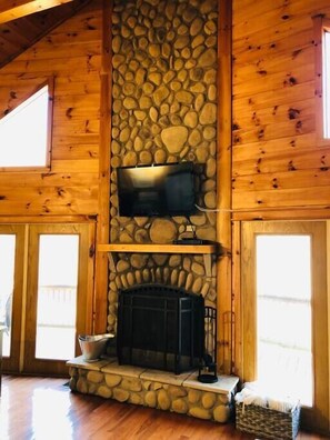 Wood burning fire place 