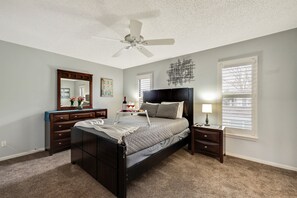 The harmony of design elements chosen to create an oasis of tranquility.