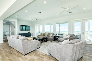 Plenty of comfortable seating for the whole group