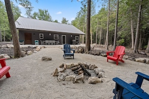 Relax by the firepit with seating for 4-6
