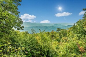 Wake up everyday and enjoy your coffee looking at the Smokey Mountains!