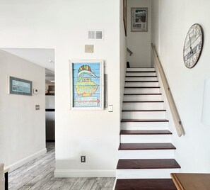 Stairs leading to the bedroom loft