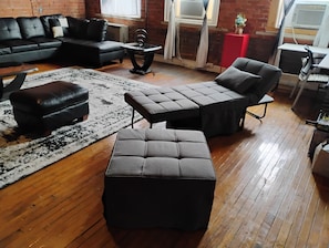(2) Twin size Futon Que'Beds - Portable, comfy, plush and perfect for extra guests, children and extra sleeping space.
