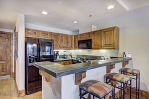 Indoors, Kitchen, Refrigerator, Microwave, Oven
