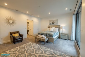 Escape to serenity in our tranquil bedroom. From the cozy bedding to the calming decor, this space is designed to provide ultimate relaxation and rejuvenation. Experience peaceful nights and wake up refreshed, ready to embrace the day ahead.