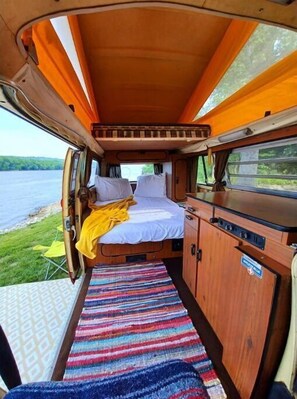 Double size bottom bunk and top bunk!