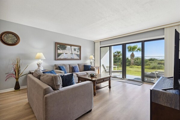Catch the sunrise from the living room!