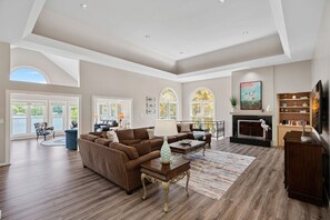 Living area perfect for group gatherings.