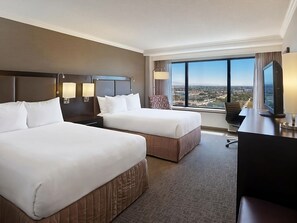 Two Double beds! Exact unit will be assigned upon arrival. Views, colors and decor may vary.