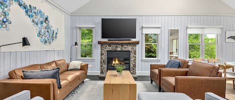 The Perfect Harmony: Cozy Evenings by the Fireplace, Entertainment on the Screen