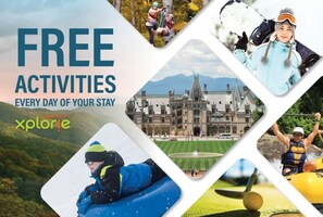 $375 of free activities everyday of your stay.