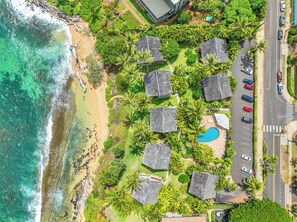 Aerial View of Kapaa Sands