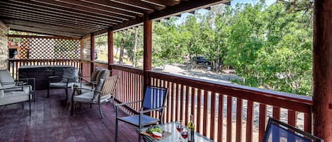 Covered Front Porch Seating