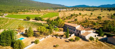 The estate viewed from above