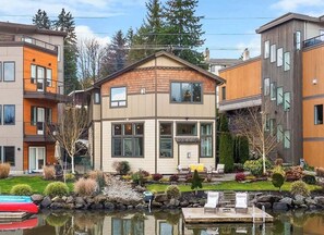 Here is our cute house by the lake.