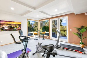 Work our at our gym