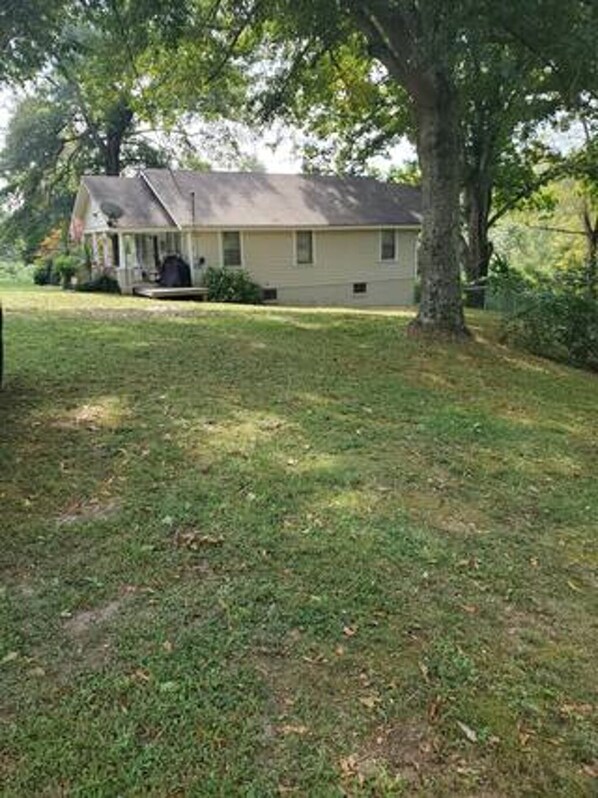 Side yard coming from carport