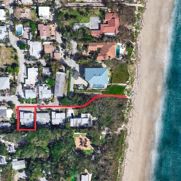 Dedicated beach access