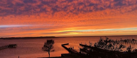 Enjoy breathtaking sunsets from the porch