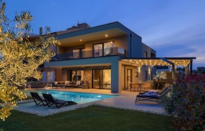 outside