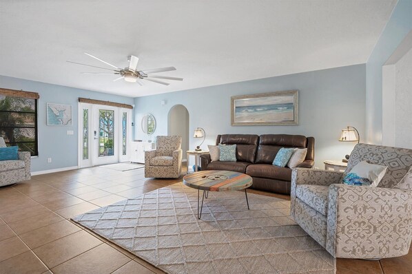 Spacious and open living room