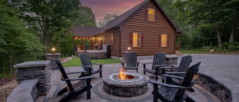 Throw some logs on the fire during those more chilly nights for the perfect evening!