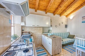 Kitchen and dining area