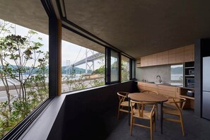 Kitchen with beautiful view