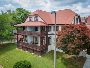 Backside porches for Alpine Condos