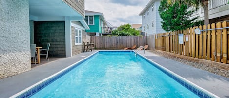 This private pool is plenty large for the kids to have fun, or for some morning laps to get you going