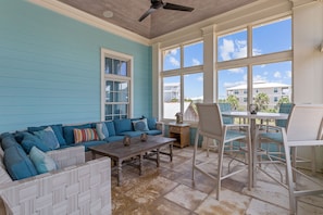 Blue Palmetto Screened In Porch