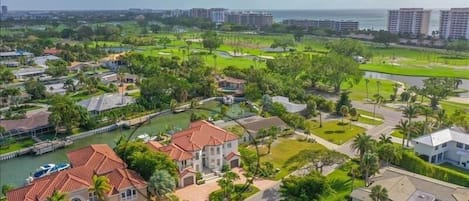 Villa Sereno aerial view