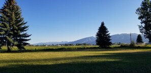 Looking southwest from the home