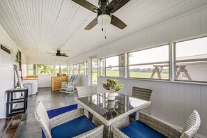 Screened-In Porch | Dining Area | Historic Well | Farm On-Site