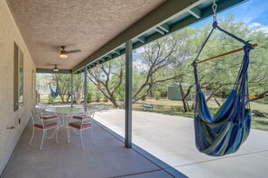 Covered Patio | Fenced Backyard