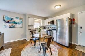 Kitchen | 2nd-Floor Apartment | Central Air Conditioning