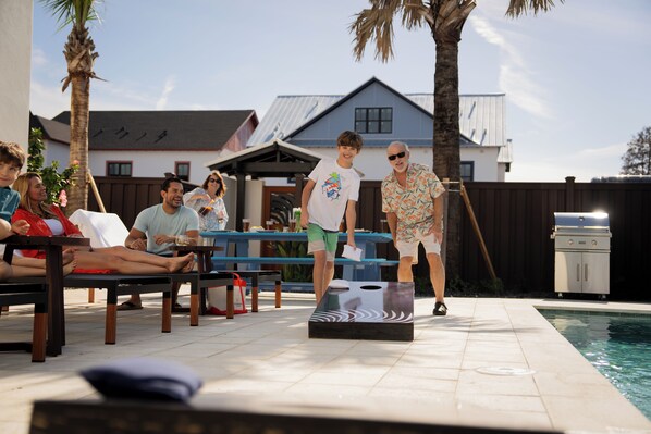 Enjoy quality family time at this 9 BR Vacation Rental Home at Evermore resort.