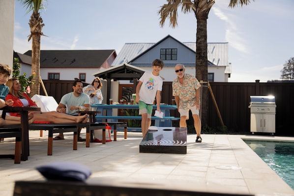Enjoy quality family time at this 9 BR Vacation Rental Home at Evermore resort.