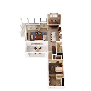 5-Bedroom Home Floor Plan- First Floor