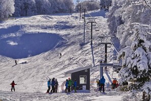 Get a few runs in down the nearby slopes while staying in the heart of downtown Brandon. Middlebury Snowbowl is just 33 mins away from the property!